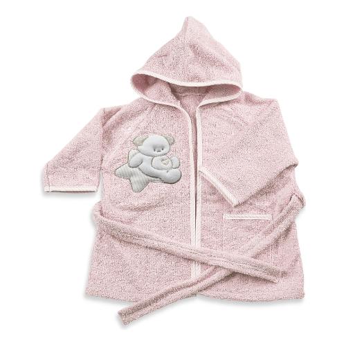 Italbaby Accappatoio (6-18 mesi) SWEET Spugna Rosa 050 4050 371