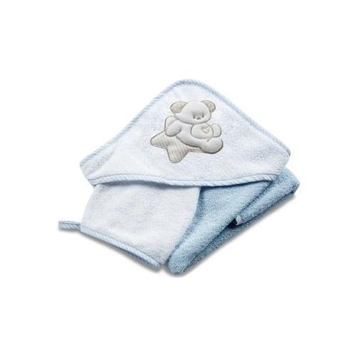 Italbaby Set asciugamani SWEET Spugna Azzurro 050 4150 372