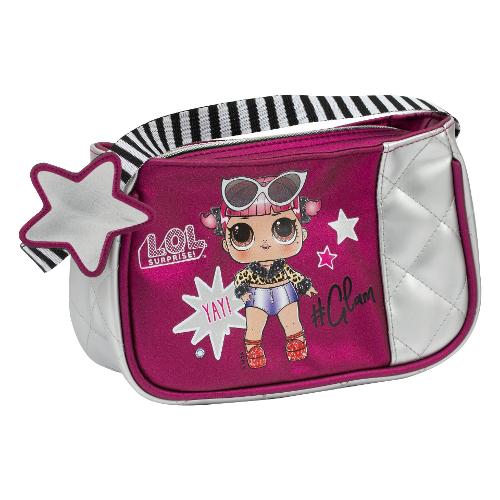 Giochi Preziosi Astuccio bustina (22x4x13cm) Trousse LOL SURPRISE Viola e Argento LLG35000