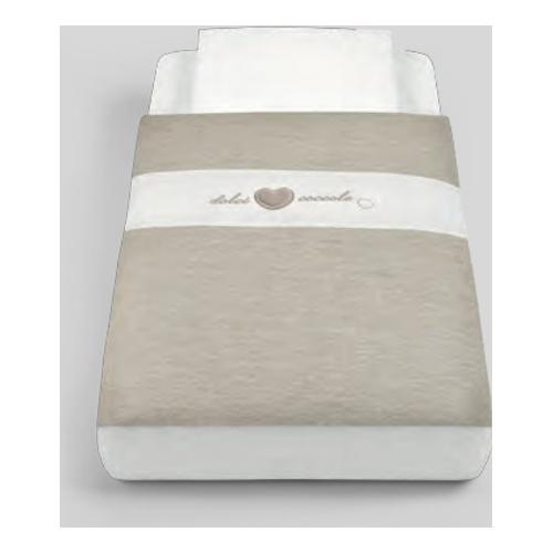 Cam Set lenzuola culla 3 pz CULLAMI Beige e Bianco 926 T154