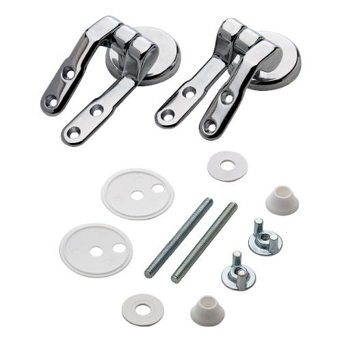 Seba Arredo Set cerniere sedile WC Cromo lucido QVCJ010