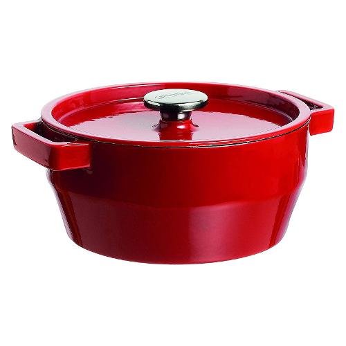Pyrex Casseruola con coperchio ghisa (24x13cm) Rosso SC5AC24 6641