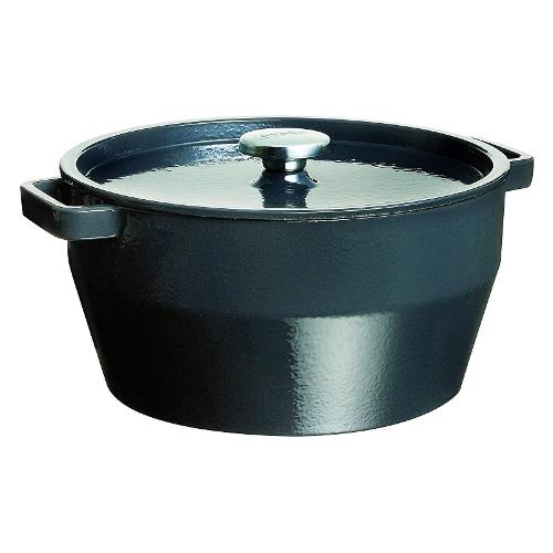 Pyrex Casseruola con coperchio ghisa (24x13cm) Grigio antracite SC4AC24 6241