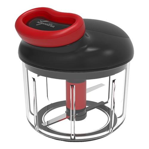 Lagostina Tritatutto manuale (900ml) PRONTI IN 5 SECONDI Nero e Rosso 012175000003