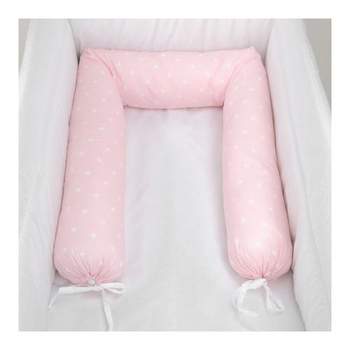 Baby Idea Riduttore lettino a cilindro STELLE Rosa 58SR