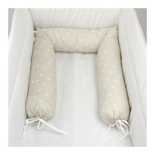 Baby Idea Riduttore lettino a cilindro STELLE Beige 58SB