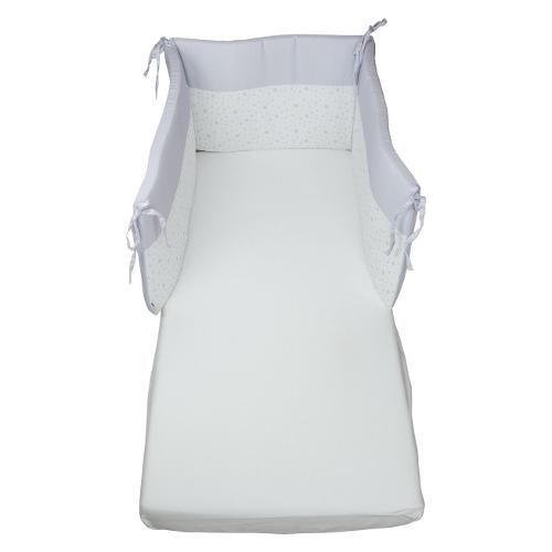 Baby Idea Paracolpi lettino 3 Lati Stelle lilla P 260LL