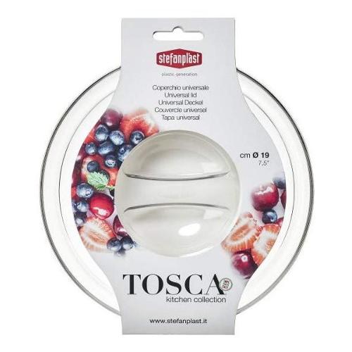 Stefanplast Coperchio pentola Plastica (18cm) TOSCA Trasparente 55150