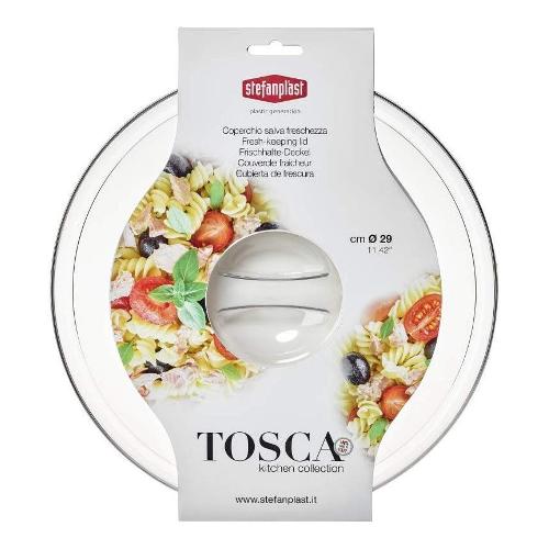 Stefanplast Coperchio pentola Plastica (28cm) TOSCA Trasparente 55170