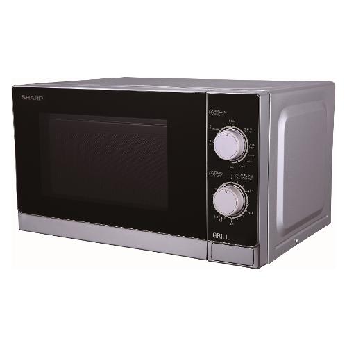 Sharp Microonde 800W R 600IN (20Lt) Grill Silver