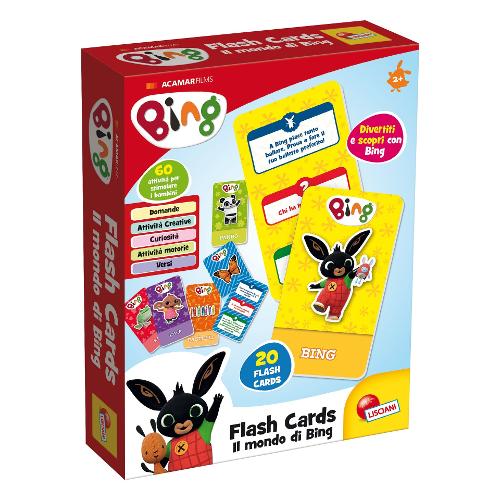 Lisciani Gioco educativo Puzzle Flash Cards BING 81073