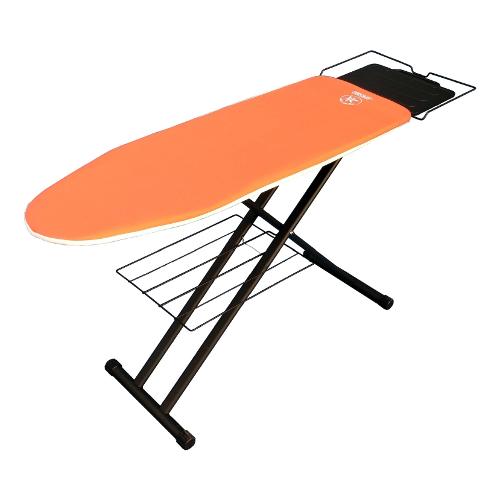 Ddolo Asse stiro Rondine 3 19 Regolabile piano 122 x 40 cm Nero e Arancio 51119