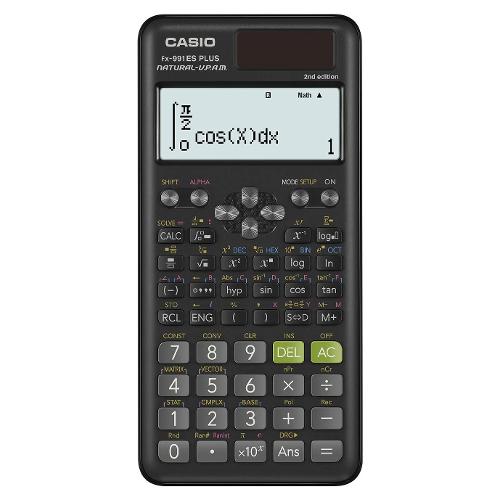 Casio Calcolatrice Scientifica FX SERIES Natural Textbook Display Certificata Black FX 991ES PLUS 2