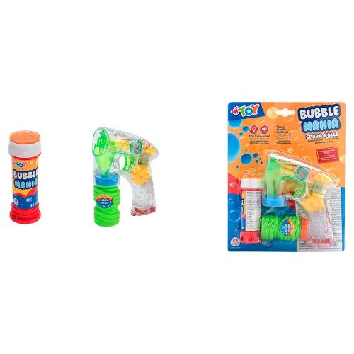 Globo Pistola Sparabolle con 2 ricariche (50ml) BIG BUBBLES 37654