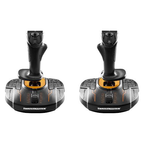 Thrustmaster Joystick simulatore volo T 16000M Fcs Space Sim Duo Flight Sticks Black e Orange 2960815