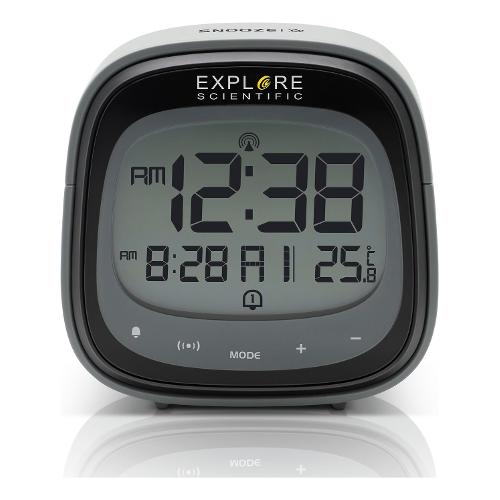 Explore Scientific Sveglia Multifunzione radiocontrollata Black e Gray RDC3006