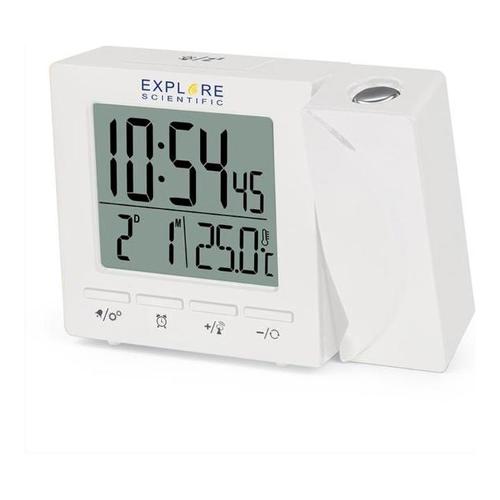 Explore Scientific Sveglia Multifunzione radiocontrollata Bianco RDP1001WHT
