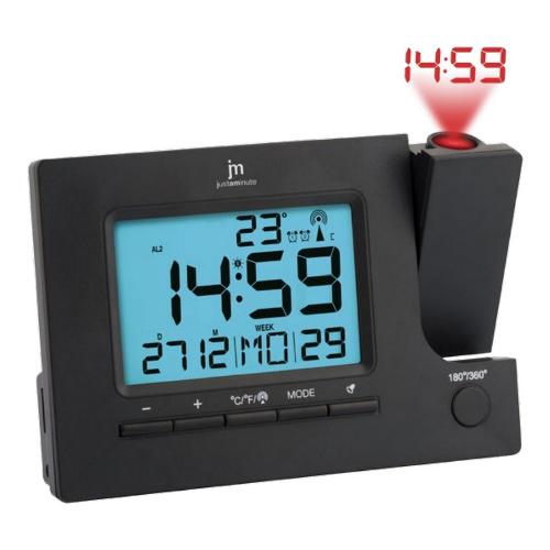 Lowell Sveglia JUSTAMINUTE Multifunzione Black JD9715