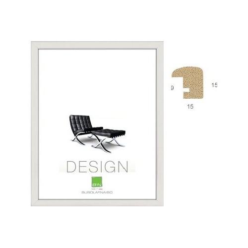 Bubola & Naibo Cornice legno (50x70cm) DESIGN FRANK Bianco lucido 12 BI 21