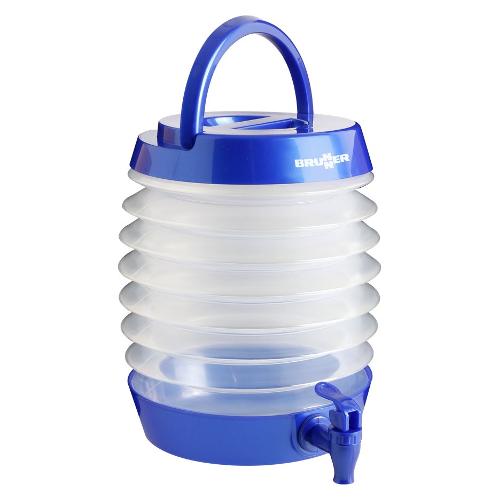 Brunner Tanica (5,5L) Blue Pearl a fisarmonica con rubinetto Trasparente e Blu 0810010N