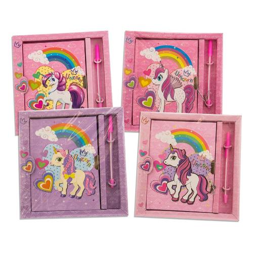 Teorema Diario segreti MISS SIGNORINA con penna Unicorno Assortito 51841