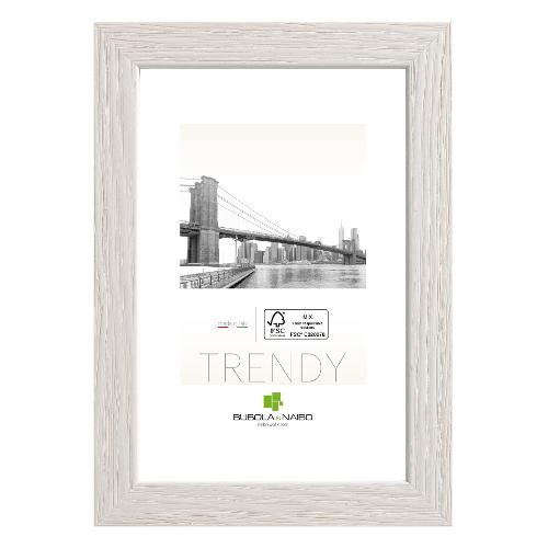 Bubola & Naibo Cornice legno (25x35cm) TRENDY TULIPA Bianco venato 6340 08 10