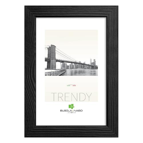 Bubola & Naibo Cornice legno (30x40cm) TRENDY TULIPA Nero venato 6340 09 11