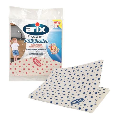 Arix Set panni TNT 3 pz (38x36cm) Puligenico 1199