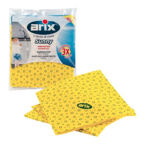 Arix Set panni TNT 3 pz (38x36cm) Sunny 1193
