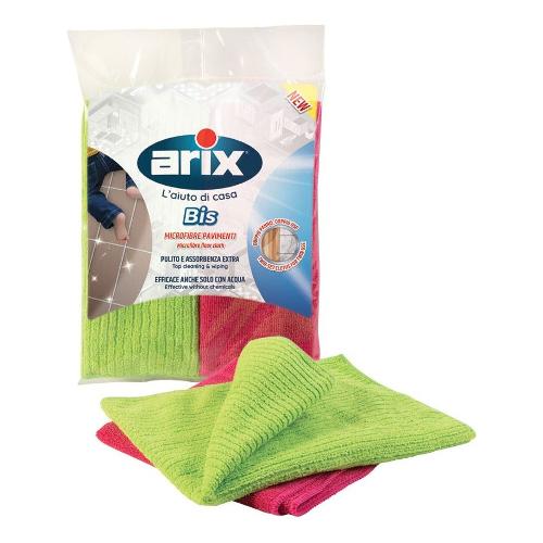 Arix Set panni pavimenti 2 pz Microfibra (50x40cm) Bis 28487