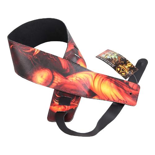 Perri's Tracolla chitarra 603 Black e Red 126307