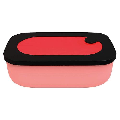 Guzzini Contenitore alimenti (900ml) LUNCH BOX ON THE GO Rosso e Nero 17110031