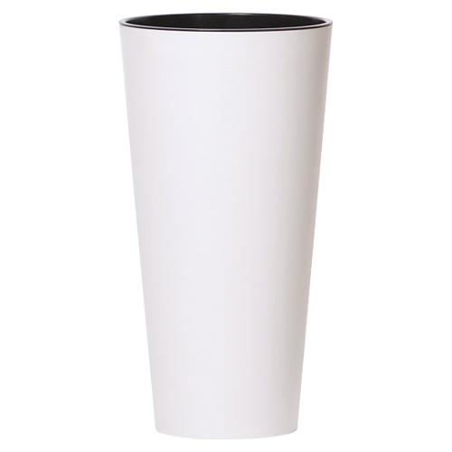 Prosperplast Vaso piante alto tondo TUBUS bianco (30x57 cm) AL57 C2