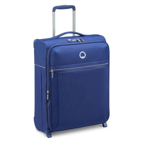 Delsey Trolley cabina morbido 2 ruote (40x20x55 cm) BROCHANT blu 00225672302