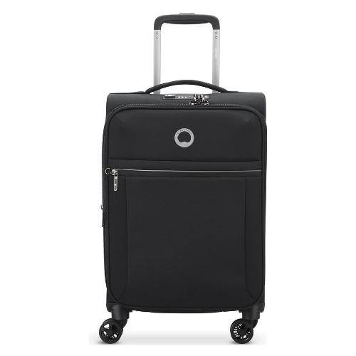 Trolley cabina morbido 4 ruote BROCHANT taglia S nero 35 x 25 - 29 x 55 cm  00225680100