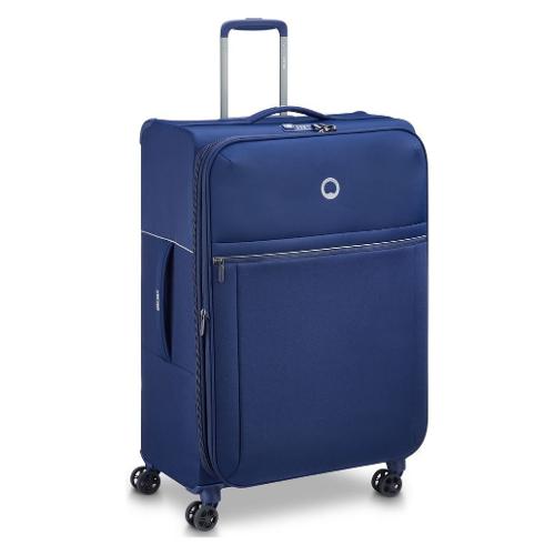 Delsey Trolley morbido espandibile 4 ruote (49,5x30,5x78 cm) blu 00225682102
