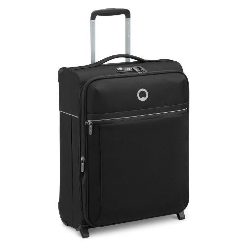 Delsey Trolley cabina morbido tg. Slim (43,96Lt) 2 ruote (40x20x55cm) BROCHANT nero 00225672300