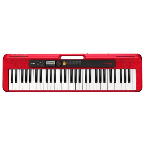 Casio Tastiera musicale ( 61 tasti ) Polifonia 48 CASIOTONE CT S200RD Rosso