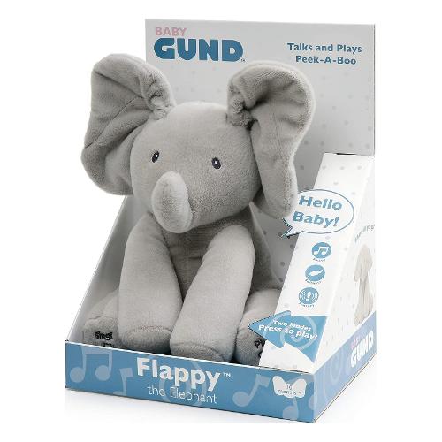 Spin Master Peluche Flappy Elefantino Parlante (30,5cm) GUND 6054485