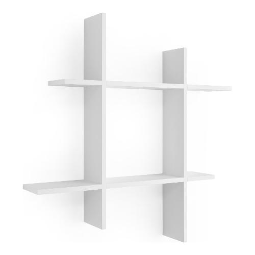 Format LUCIA Libreria Bianco opaco (80 x 80 h cm) Mobile KIT