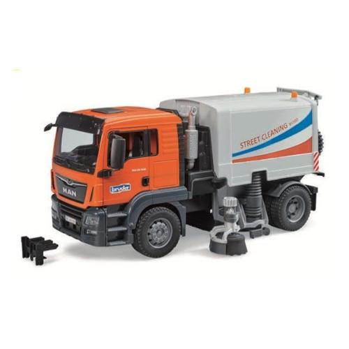 Bruder Camion Tgs Pulizia Stradale MAN 03780