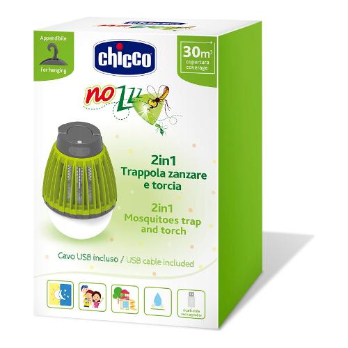 Chicco Antizanzare trappola portatile 2 In1 ricaricabile USB ZANZA NO 00010223000000