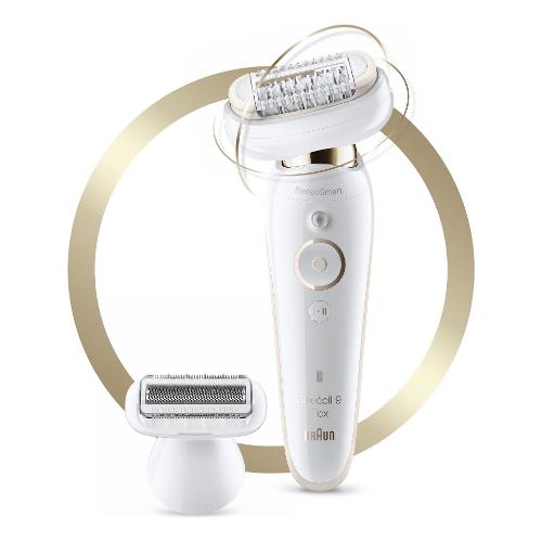 Braun Epilatore SILK EPIL 9 Flex White e Gold 9002