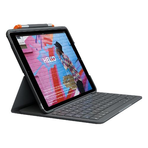 Logitech Custodia con tastiera IPAD 9a Gen SLIM FOLIO Graphite 920 009477