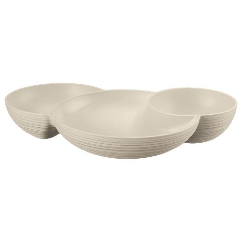 Guzzini Antipastiera Plastica (29,5cm) 3P TIERRA Argilla 17120079