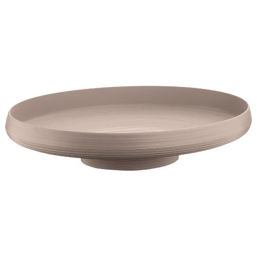 Guzzini Centro tavola Plastica (43x30x8,9cm) Ovale TIERRA Grigio tortora 179700158