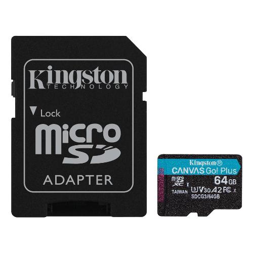 Kingston MicroSD 64GB CANVAS Go! Plus SDCG3 64GB
