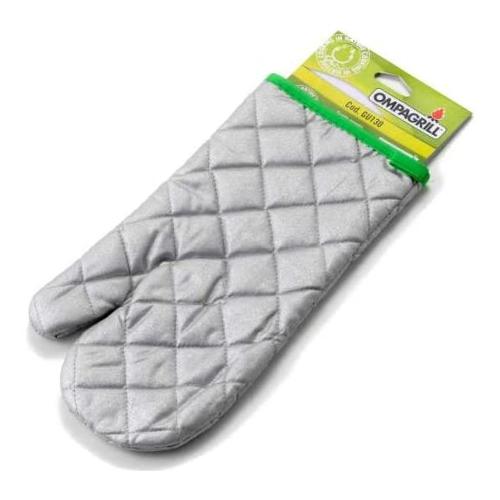 Ompagrill Guanto barbecue Argento (31 cm) taglia Unica GU130