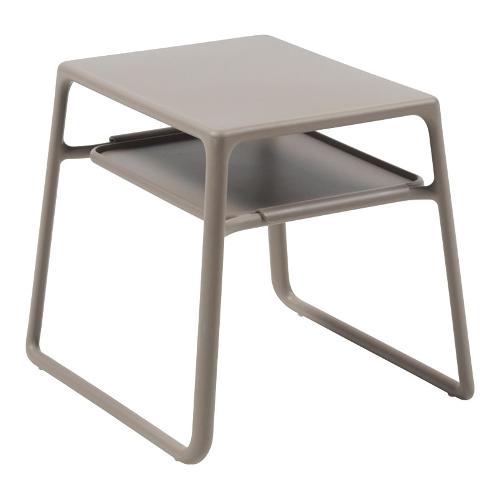 Nardi Tavolino da esterno polipropilene POP Tortora (44x39,5x38,5cm) 40048 10 000