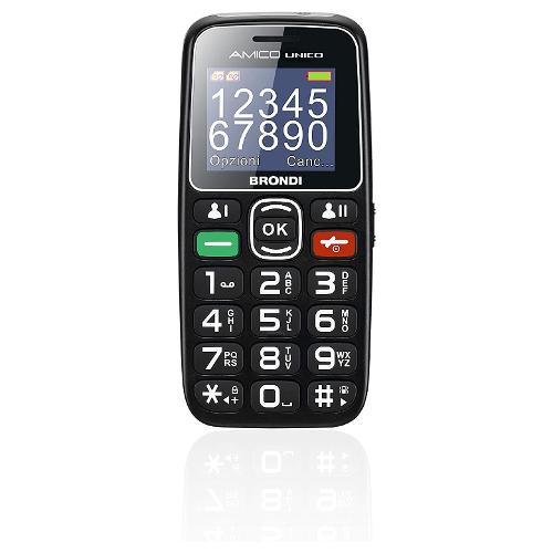 Brondi Cellulare 2G Gprs AMICO Unico Dual Sim Black